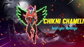 CHIKNI CHAMELI BEST BEAT SYNC MONTEGE-FREE FIRE-MR BIPUL GAMING-24k Goldn - mood ️ (Highlights)#19