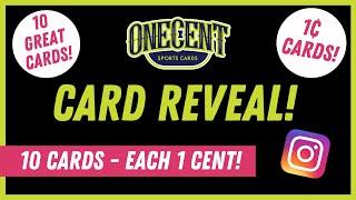 GET GREAT CARDS FOR 1 CENT EACH! RCs, Autos, Relics & More! Weekly 1 Cent Card Reveal!