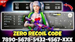 BGMI BEST  SENSITIVITY SETTINGS | BGMI SENSITIVITY CODE TODAY | BGMI ZERO RECOIL SENSITIVITY CODE.