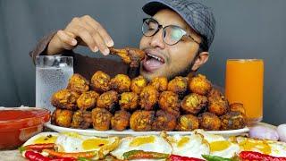 SPICY CHICKEN LEG FRY EATING CHALLENGE , FRIED CHICKEN LEG PIECE CHALLENGE. CHICKEN LEG EATING VIDEO