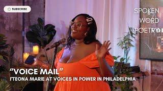 I'Teona Marie - "Voice Mail" @ Voices In Power | Philadelphia 2024 | Spoken Word Poetry