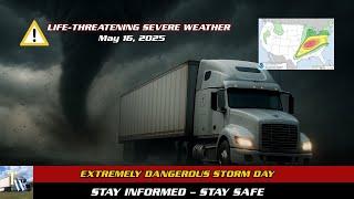  EXTREMELY DANGEROUS Tornado Outbreak – SPC Level 4/5 Risk TODAY! ️ #breakingweather