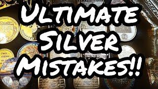 Ultimate Terrible Silver Stacking Mistakes YOU NEED TO AVOID!!