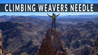 Climbing Weavers Needle - Superstition Wilderness, Arizona