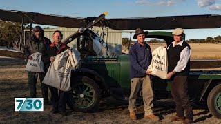 Australia's first official air mail flight remembered | 7.30