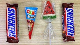 Learn Colors with Lollipops and Sweets. Yummy Watermelon Rainbow Lollipops ASMR