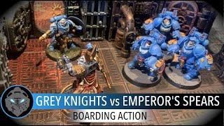 Grey Knights vs Emperor's Spears - A Boarding Actions Battle Report