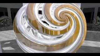 Povray - Escher, Sphere Spirals