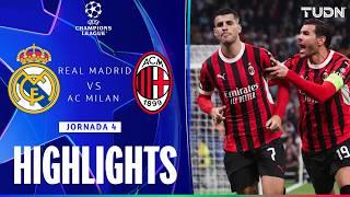 HIGHLIGHTS - Real Madrid vs Milan | UEFA Champions League 24/25 | TUDN