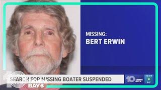 Coast Guard suspends search for missing boater