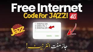 How to Get Jazz Free Internet !!!