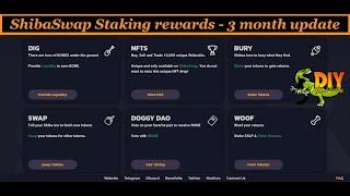  ShibaSwap Staking rewards after 3 months - SHIB token 