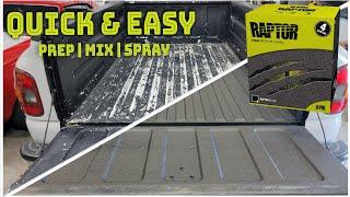 DIY UPOL RAPTOR BED LINER INSTALL  | QUICK & EASY Application