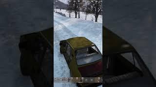 Stuck on hill in our 3 wheeled car on DayZ | parosred on Red-Tic Twitch #shorts