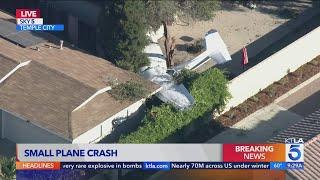 UPDATE: Single-engine plane crashes into home's backyard