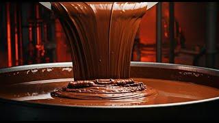 How is CHOCOLATE Made in factories? 200 Thousand CHOCOLATE BARS Made Everyday!