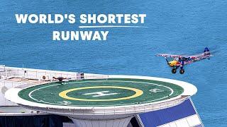 Landing A Plane On A Tiny Helipad