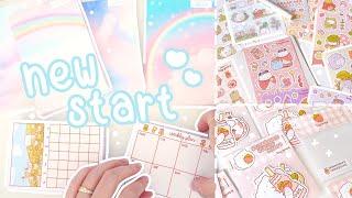 STUDIO VLOG | New start! Running a sticker shop | ASMR & relaxing music