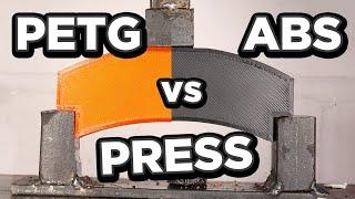 PETG vs ABS vs Hydraulic Press | Ultimate Hydraulic Press Channel