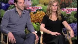 Julia Roberts and  Bradley Cooper Valentine's Day interview