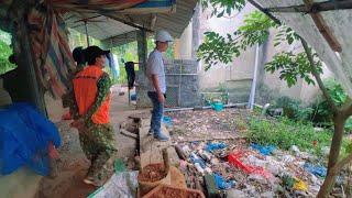 The chairman went crazy when he saw his house turn into a garbage dump after many years abroad.....