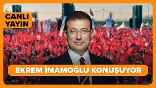 #CANLI | İstanbul Büyükşehir Belediye Başkanı Ekrem İmamoğlu, konuşuyor