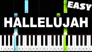 Hallelujah (Alexandra Burke) - EASY Piano Tutorial