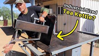 Welders Tea Kettle?  NOPE.... It's a Wooden Post Soaker sorta thing! 