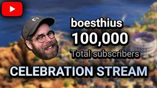 100K AMA/CELEBRATION STREAM - Deity Civ 6 Play CHAT CHOOSES