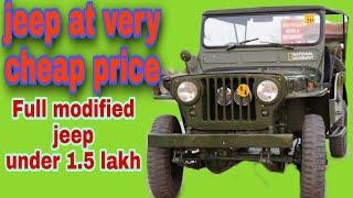 Mahindra Jeep full modified at lowest price. eeni low pricekite nhi mil skdi.#landijeepfansclub