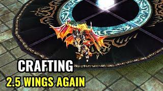 MU MONARCH SEA | CRAFTING 2.5 WINGS AGAIN AND CHARACTER UPDATE