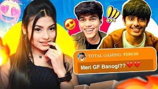 TOTAL GAMING SUPERCHAT ME| Omegle Reaction | Proposing Valentine on Omegle Ft.@TotalGaming093