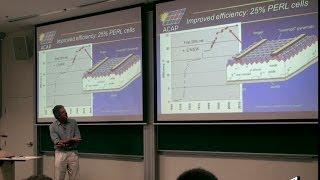 UNSW SPREE 201405-27 Martin Green - Evolution of High Efficiency Silicon Solar Cell Design 02 - 2014