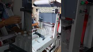 Water Bottle Shrink wrap Machine | Web sealer with shrink tunnel #waterbottleshrink #shrinkwrap