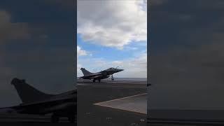 Dasult Rafale naval version #takeoff #aircraftcarrier #rafale #shorts #avation