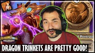 DRAGONS HAVE SOME SWEET TRINKETS! - Hearthstone Battlegrounds