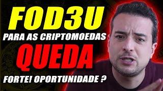 ISSO ESTÁ FAZENDO AS CRIPTOMOEDAS CAIREM! CRIPTOMOEDAS CAINDO MUITO HOJE BITCOIN CRIPTOMANIACOS