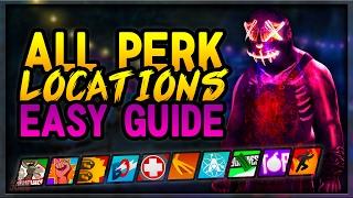 "RAVE IN THE REDWOODS" ALL 10 PERKS EFFECTS/LOCATIONS- BEGINNERS GUIDE (Tips & Tricks)