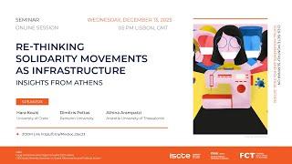 Re-thinking solidarity movements as infrastructure: insights from Athens