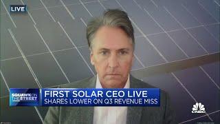 First Solar CEO: Reshoring is going extremely well