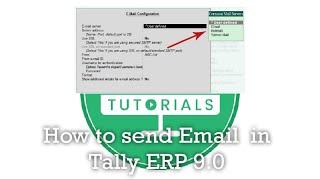 How to send Mail from Tally ERP-Hindi