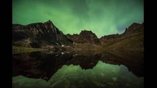 Northern Lights at Grizzly Lake in Tombstone Territorial Park, Yukon Canada