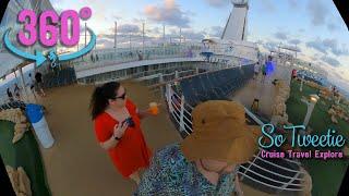 Allure of the Seas 360° Video! - FlowRider Competition, Ship Exploration & More! Royal Caribbean