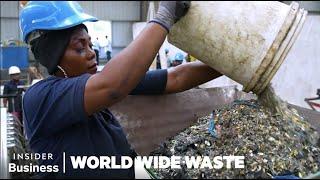 How Bricks Are Made From Plastic Trash | World Wide Waste | Insider Business