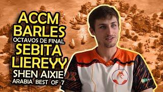  ARABIA CUP - DIA 11/16  SEBASTIAN vs LIEREYY - BARLES vs ACCM  RONDA 2 - 20.000u$s - SHEN AIXIE