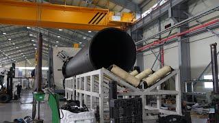 Large Diameter HDPE Pipe Manufacturing Process - HYUNDAIPIPE