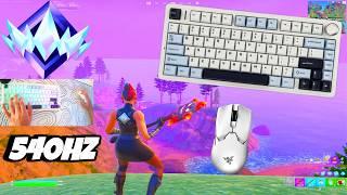 Aula F75 ASMR Unreal Ranked  Satisfying Keyboard Fortnite 540 FPS Smooth 4K