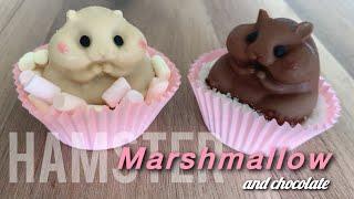 Quick and easy recipe : Marshmallow and chocolate hamsters !! 