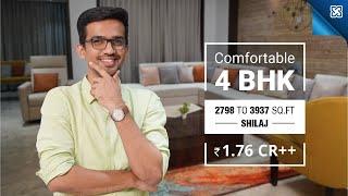 4 BHK Beautiful Apartment Tour | Sankalp Grace 3 | Show Apartment | Shilaj | Ahmedabad