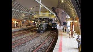 Monaco and Monte Carlo underground train station at Miniatur Wunderland in Hamburg, Germany